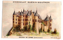 Paris Publicité Chocolat Guerin Boutron Chromo 1900 état Très Bon - Blumen