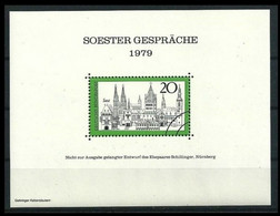 ● GERMANIA 1979  SOESTER GESPRACHE  Preannullato ️ Erinnofilia ️ Nuovo ** ️ Lotto N. 4725 ️ - R- Und V-Zettel
