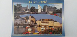 CPA - COMMUNE DE PONT L ABBE 29 - L EGLISE NOTRE DAME DES CARMES, LE CHATEAU ET LE PORT - Pont L'Abbe