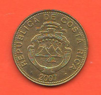 Costa Rica 50 Colones 2007 Republica De Costa Rica BCCR Bronze Coin - Ivory Coast