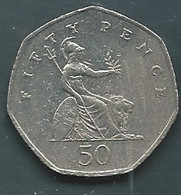 Coin ,Grande-Bretagne - 50 Pence Elizabeth II 1997  Pic 7705 - 50 Pence