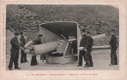 CPA Le Creusot - Usines Schneider - Canon De 150mm à Tir Rapide - Duret Editeur - Le Creusot