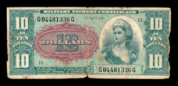 Estados Unidos United States 10 Dollars 1961 Pick M49 Series 591 BC- G - 1958-1961 - Reeksen 541
