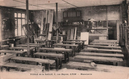 CPA Ecole De La Salle - Rue Neyret -  Lyon - Menuiserie - Schulen