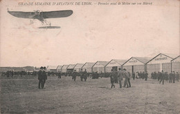 CPA Grande Semaine De L'aviation De Lyon - Premier Essai De Molon Sur Son Bleriot - Otros & Sin Clasificación