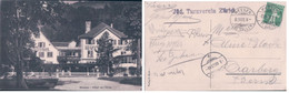 Weesen SG, Hôtel De L'Epée + Cachet Linéaire Jüd. Turnverein Zürich (8.8.1909) - Weesen