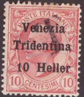 Venezia Tridentina 1918 Bolzano 1 SaN°BZ1/3 10H (o) Vedere Scansione - Usati