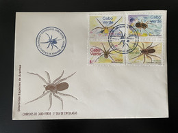 Cape Kap Verde Cabo Verde 2001 Mi. 788 - 791 FDC Aranha Spider Spinnen Araignées Insects Insectes Insekten - Ragni