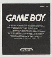 Nintendo Game Boy Color Consumer Information And Precautions Booklet 1999 - Nintendo Game Boy