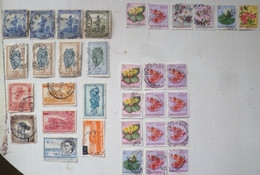 Lot 33 X Timbres 1 Litho Offerte Timbre Oblitere Congo Belge 3 X Republique Du Congo BAUDUIN 1x Oblitere 2x Bloc Neuf - Collezioni