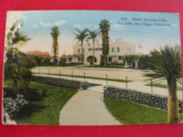Carte Postale South Moulton Villa. La Jolla. San Diego. California. Abimée à Gauche (couleurs Frottées) - San Diego