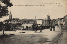 CPA MARINGUES Avenue De La Gare (1254028) - Maringues