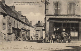 CPA SAINT-GERVAIS-d'AUVERGNE La Place Du Marche Et Le Rue Du Commerce (1254038) - Saint Gervais D'Auvergne