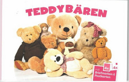 Teddybaren 4 Speciale Zegels En Postkaarten 2022 - Unused Stamps