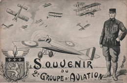 CPA Souvenir Du 2 E Groupe D'aviation - Jean Robert - Vettard Edition - Avions Et Aviateur - Altri & Non Classificati