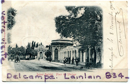 - CONSTANTINOPLE - Dolma Batché, Place De L'Horloge, Précurseur, Carte Rare, écite, 1901, 120 Ans, TBE, Scans.. - Turquie