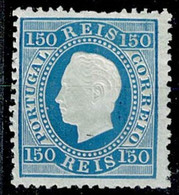 Portugal, 1870/6, # 45, Falta Denteado, MNG - Ongebruikt