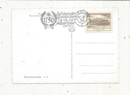 Carte Postale , Autriche , SALZBURG , 1956, Salzburger Festspiele 19 Im 56 ,MOZARTJAHR , 1756 - Máquinas Franqueo (EMA)