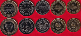 Bahrain Set Of 5 Coins: 5 - 100 Fils 2016-2018 UNC - Bahreïn