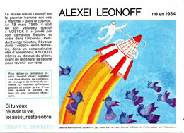 Buvard  SANTE  SOBRIETE  N° 29 Alexei Leonoff Edité  Par Le Comité D' Etude Et D' Information Sur L' Alcoolisme - Lots & Serien