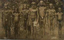 Real Photo Native Tribe Nude Men With Heavy Piercings - Papua-Neuguinea