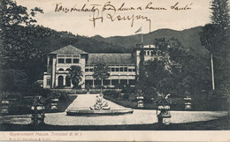 Trinidad Government House  P. Used Port Of Spain 1906 To Lima Peru Via Colon Panama - Trinidad