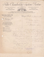 Filtre Chamberland Système Pasteur Ets Boulanger à Choisy Le Roi Pour Chalou Palaiseau 1916 - 1900 – 1949