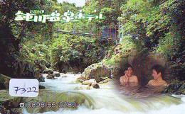 Télécarte Japon * FEMME EROTIQUE (7322) BATH * PHONECARD JAPAN * TELEFONKARTE *  BATHCLOTHES LINGERIE - Fashion