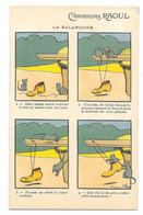 Cpa: Illustrateur - Benjamin Rabier - Publicité Chaussures RAOUL - La Balançoire (Rats, Souris, Chaussure) - Rabier, B.