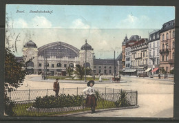 Carte P De 1911 ( Basel / Bundesbahnhof ) - BS Bâle-Ville