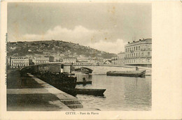 Cette * Sète * Le Pont De Pierre * Péniche Batellerie - Sete (Cette)