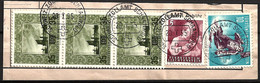 Liechtenstein 1955: Zu 270+278 Mi +326+334 Yv 288+296 Mit O + SCHWEIZ. ZOLLAMT SCHAANWALD 20.X.55 (Zu CHF 12.00) - Covers & Documents