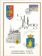 Sint Niklaas - Afscheidsplechtigheid  Militair Kwartier- Gesigneerd Lt Kol -15 Mei 1992   (V1729) - Other