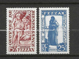 FEZZAN N° 54 Et 55  NEUF* TRACE DE  CHARNIERE  /  MH - Unused Stamps