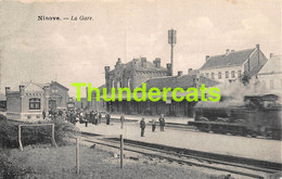 CPA NINOVE LA GARE TRAIN TREIN - Ninove