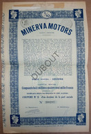 Minerva Motors Aandelen - (V1743) - M - O