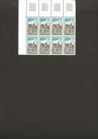 REUNION - N° 416 - BLOC DE 8 NEUF SANS CHARNIERE  - ANNEE 1973 - COTE :10,40 € - Unused Stamps