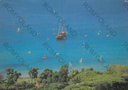 CARTOLINA  PORTOFERRAIO,LIVORNO,TOSCANA,ISOLA D"ELBA,LA BIODOLA,MARE,SPIAGGIA,VACANZA,BARCHE,BELLA ITALIA,VIAGGIATA - Livorno