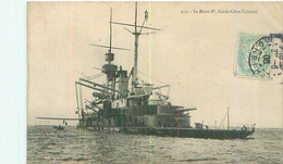 Carte   -    Bateau De Guerre       ,  Le Henri IV  , Gardes Côtes Cuirassé        P144 - Warships