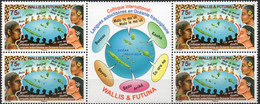 Wallis Et Futuna 2020 - Langues Autochtones En Océanie Fr - Bloc De 4 Avec Vignette Central Neuf // Mnh - Ongebruikt