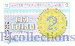 KAZAKHSTAN 2 TYIN 1993 PICK 2c UNC - Kazakistan