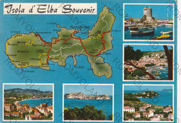 CARTOLINA  ISOLA D"ELBA,LIVORNO,TOSCANA,SOUVENIR,STORIA,MEMORIA,CULTURA,RELIGIONE,IMPERO,BELLA ITALIA,VIAGGIATA 1973 - Livorno