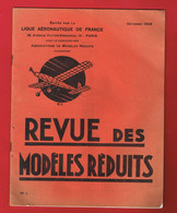 1 REVUE 1935 N° 1  Revue Des Modèles Réduits ... Aviation ... Maquette ... Allemand(s) WASSERKUPPE 1934 (Général DENAIN) - Modellbau