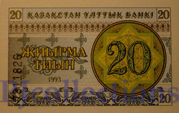 KAZAKHSTAN 20 TYIN 1993 PICK 5a UNC - Kazakistan