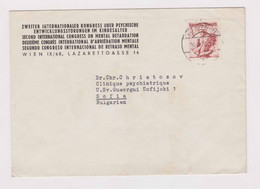 Austria Österreich Second Congress On Mental Retardation, Airmail Cover 1961 W/Topic Definitive Stamp 3S. Abroad (ds638) - 1961-70 Cartas