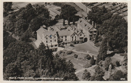 LLANDRINDOD WELLS - ROCK PARK HOTEL. AERIAL VIEW - Radnorshire