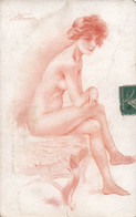 CPA Illustrateur - Suzanne Meunier - Etude De Nu - Marque L E Déposée - Serie N°43 - Femme Nue - Meunier, S.