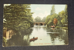 2 OLD USED CARDS, USED POSTALLY, OF 2 TOWNS IN WARWICKSHIRE- WARWICK AND ROYAL LEAMINGTON SPAR - Warwick