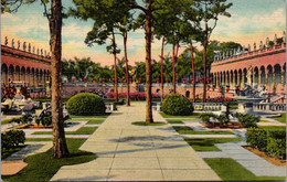 Florida Sarasota Ringling Art Museum Inner Court Looking West Curteich - Sarasota