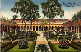 Florida Sarasota Ringling Art Museum Inner Court Looking East Curteich - Sarasota